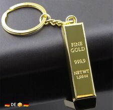 Goldbarren Schlüsselanhänger edles Geschenk  Schlüsselbund Geburtstagsgeschenk 