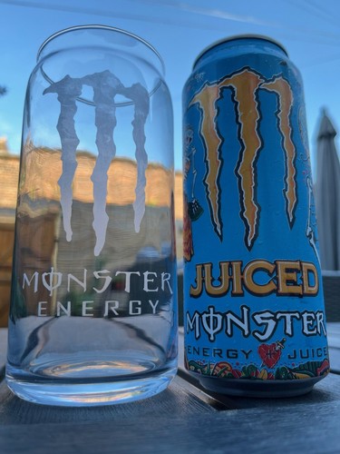 Graviertes monster energy glas - graviertes,
