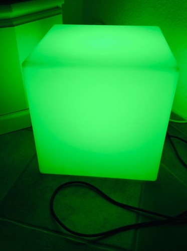 Led leuchtwürfel hocker - led,