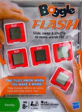 Hasbro Boggle Flash elektronisches Spiel - Slide, Swap & Shuffle! - (8+) - komplett