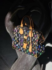 LOUIS VUITTON Speedy Sonderedition Serie Multicolor Black Original gebraucht