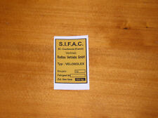 Velo Solex  - SIFAC   - Typenschild