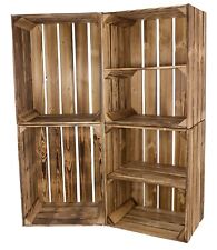 Geflammte Obstkisten