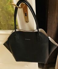 SMAAK Amsterdam Damen Große Ledertasche/Shopper. Schwarz Mit Innentasche NEU