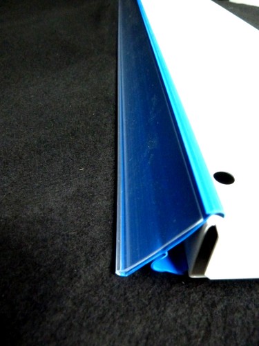Preisschienen blau 125cm - , neu