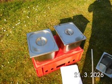 2  gebrauchte GN 1/2 Behälter