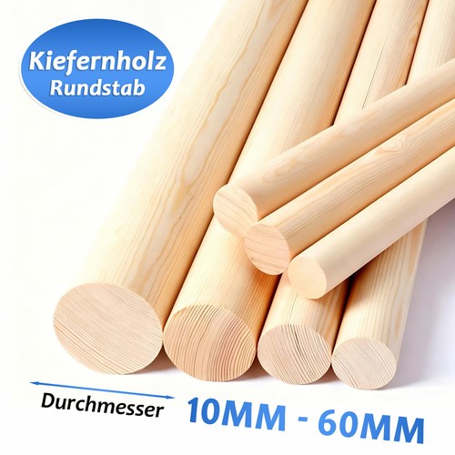 Rundstab kiefernholz 60 - kiefernholz, 10-60