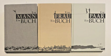 Ein Mann Ein Buch / Eine Frau Ein Buch / Ein Paar Ein Buch (3 Bücher) Zust. Gut