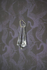 Kronleuchter Lüster Behang Ersatzteil Kristall Prisma runder langer Tropfen