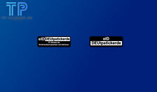 5x mini Drohnen Kennzeichen