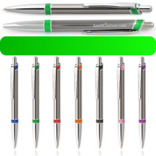 50 Stück Metall Kugelschreiber 7 Farben Wahl inkl. Wunschgravur Lasergravur Logo