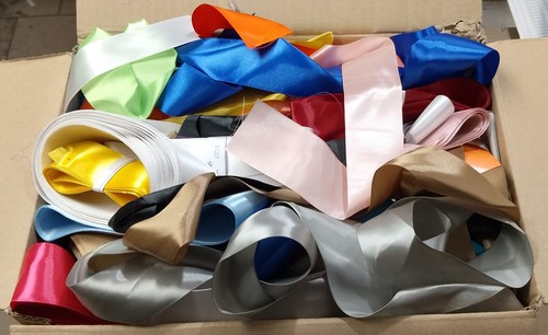 Satinband restepaket farbmix - restepaket,