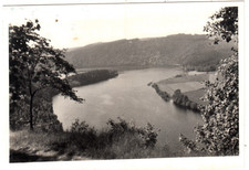 AK An der Droschkau, Landpost Stempel Paska über Pößneck, 1956 rar