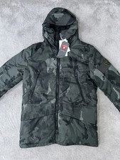 Rossignol Herren Camouflage Grau Parka Skijacke Primaloft Isolierung Winter UVP 740£
