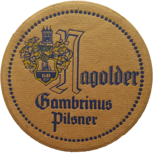 Alter bierdeckel gambrinus - alter,