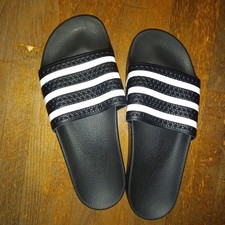 adidas Adilette Aqua Schwarz -Neu Größe 10/44