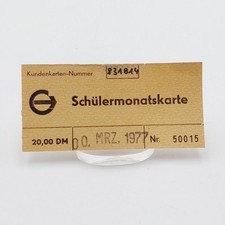 Fahrkarte Fahrschein