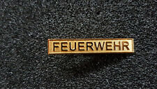 (A31-03) Krawattennadel Krawattenklammer Feuerwehr Gold Deutschland 