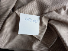 Stoff Hahnentritt braun beige