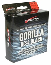 Tubertini Gorilla UC-4 Black Schnur | 350m monofile Angelschnur 0,12-0,35 mm FTM