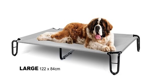 Elevated dog bed grey - bed,,