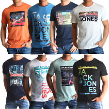 Jack & Jones Herren Mix T-Shirt Logo Print 3er oder 6er Pack Set Rundhals SALE