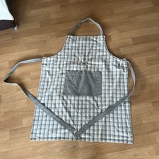 Kochschürze Mehrfarbig Grau Beige Weiß Kariert Baumwolle Küchenschürze