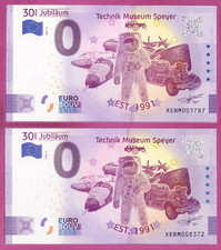 0 Euro  XEBM 06 2021 TECHNIK MUSEUM SPEYER  30 JAHRE JUBILÄUM NORMAL+ANNIVERSARY