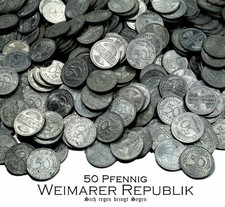 Deutsches Reich Münzen 50 Pfennig Weimarer Republik _AUSWAHL_