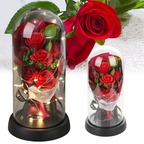 Led ewige rose - im, glas