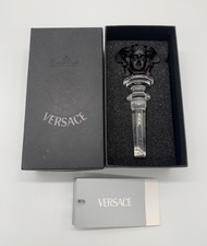 Rosenthal Versace Medusa Flaschenverschluss Petrol lila Bottlestopper m. Papiere