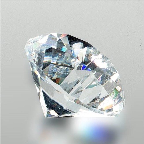 Deko diamant klar 4cm glas - deko,