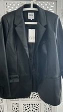 Zara Kunstlederjacke/Blazer