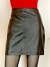 Kurzer Lederrock Hüftrock von