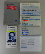 Bordmappe mit  Betriebsanleitung VW T4 Multivan Caravelle Transporter von 3/1991