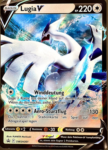 Lugia pokemon karte - v,