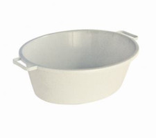 Bekaform Ovalwanne Kunststoff Grau/Granit Wäschewanne 2 Griffe 13,26,41,57 Liter