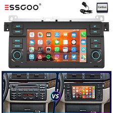 Android 14 Apple Carplay Autoradio GPS RDS WiFi Für BMW 3er E46 M3 Rover 75 MGZT