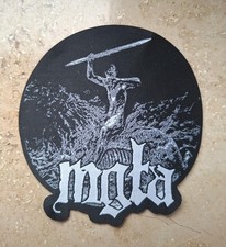 PATCH SHAPE LASER CUT - WOVEN - MGLA - AGE OF EXCUSE - BLACK METAL