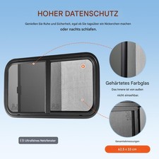 Wohnmobil Caravan Seiten Fenster Schiebefenster Wohnwagenfenster Insektenschutz-