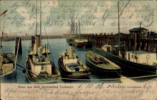 Nordseebad cuxhaven am - ak, cuxhaven,