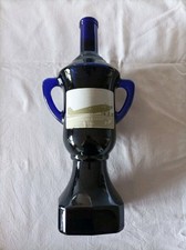 Glasflasche weinflasche blau - glasflasche,