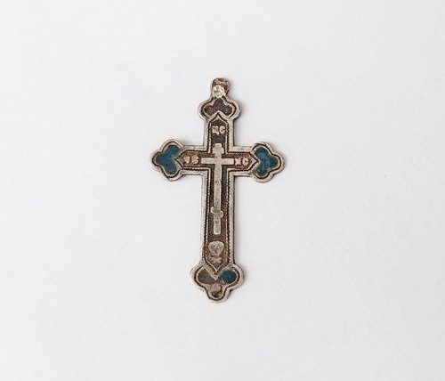 Antikes silbernes brustkreuz - antikes,