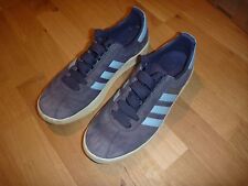 ADIDAS Trimm Trab Gr. 44 / 45 US 10,5 Retro Sneaker Old School blau weiß TOP
