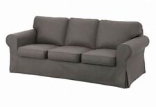 Gebrauchter Ikea EKTORP Bezug für 3-Sitzer Sofa, Nordvalla dunkelgrau, 803.223.27