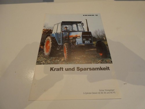 Orig prospekt eicher - orig.,