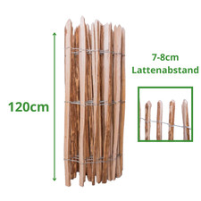 Staketenzaun 120cm Länge 5m