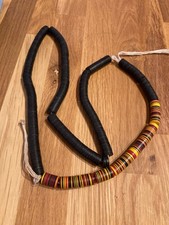 Afrikanische Vulkanit Heishi