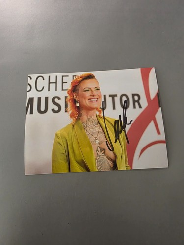 Jennifer rostock signed foto - signed,