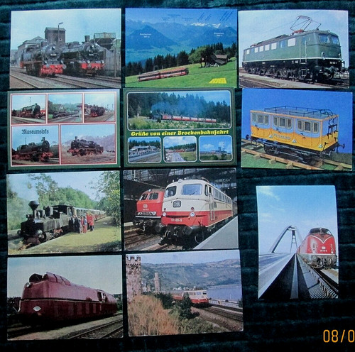 Eisenbahnen konvolut - ak,